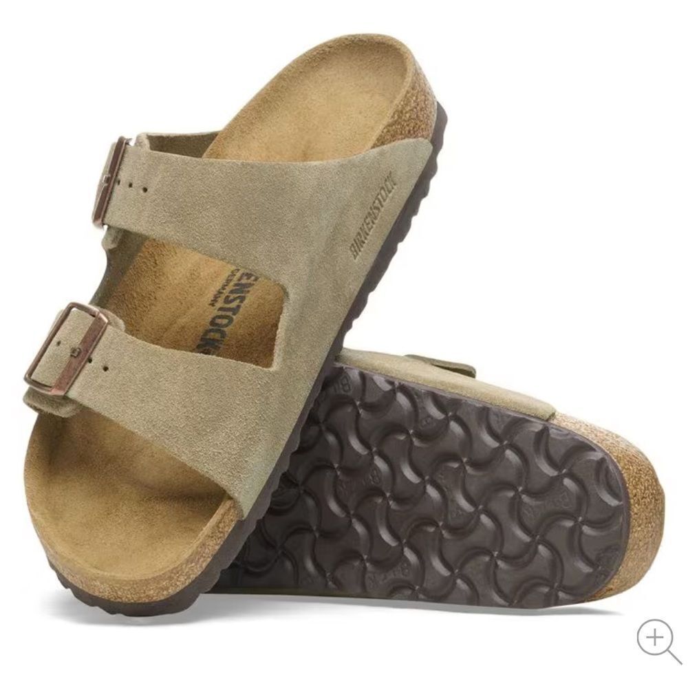 Womens Birkenstock Arizona Suede Sandal women’s 8 and size 10